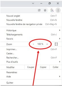 Zoom changement