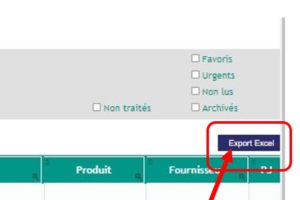 Export Excel Hermès 