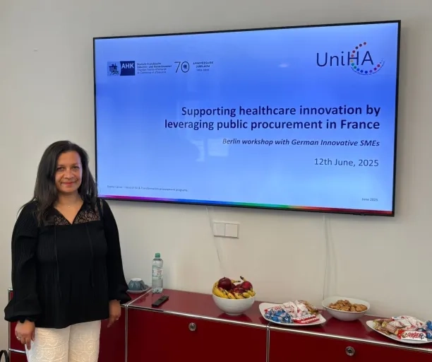Santé numérique : échanges entre UniHA et des entreprises allemandes sur les achats publics innovants
